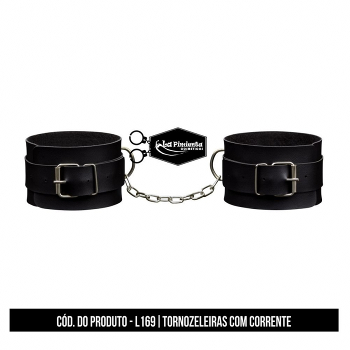 TORNOZELEIRAS COM CORRENTE PRETA