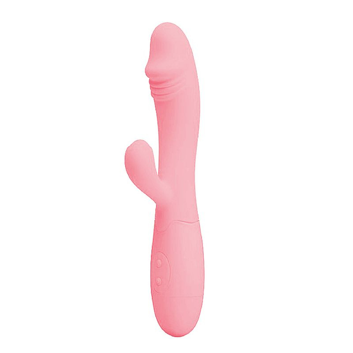 SNAPPY VIBRADOR COM DUPLO ESTIMULO 30 FUNÇÕES RECARREGÁVEL -  PRETTY  LOVE