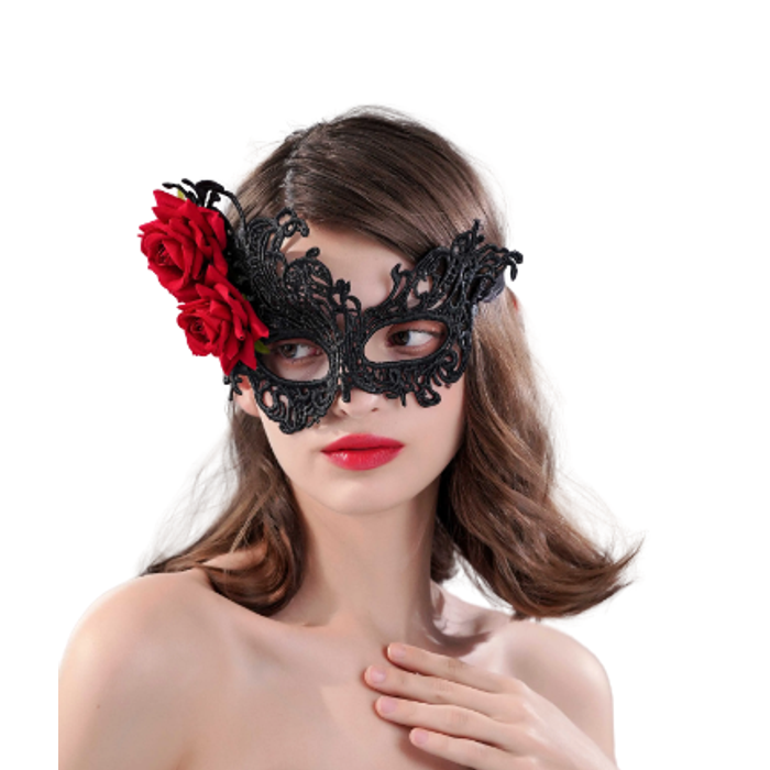 MASCARA / VENEZIANA COM ROSAS