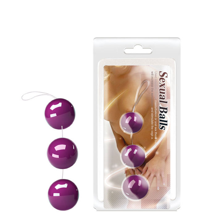 CORDÃO TAILANDES COM 3 BOLAS E PUXADOR - SEXUAL BALLS