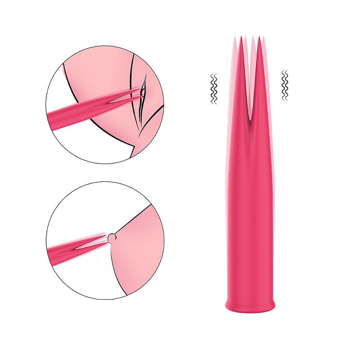 Vibrador De Clitoris Com Ponta Estimuladora Dupla