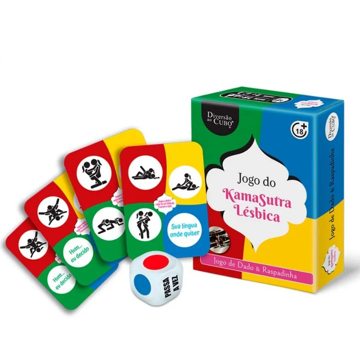 JOGO DO KAMA SUTRA LÉSBICA  - DADO COM RASPADINHAS