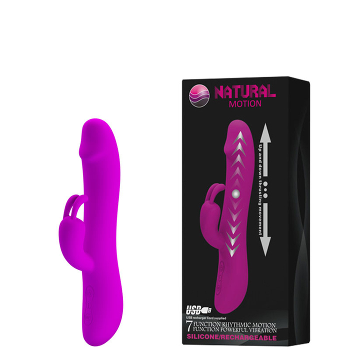 VIBRADOR DO PONTO G  RECARREGÁVEL COM FUNÇÃO VAI E VEM 7 MODOS