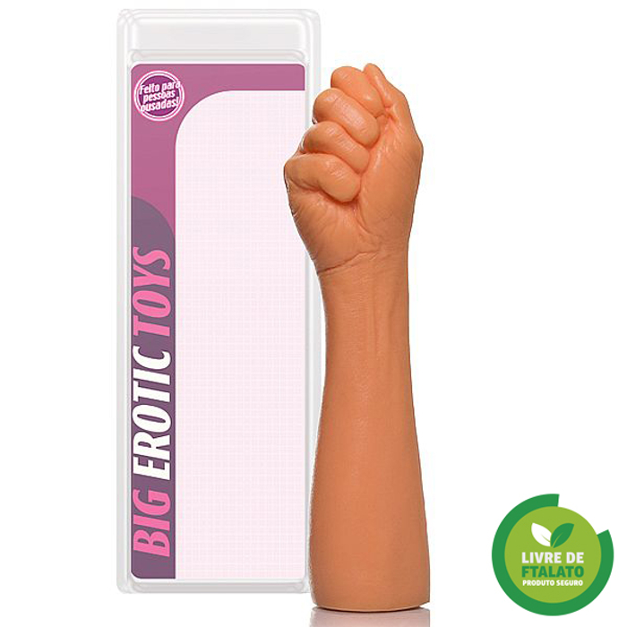 PRÓTESE GIGANTE HAND FIST  / BRAÇO COM O PUNHO FECHADO / 37 X 8 CM  Cor:Bege