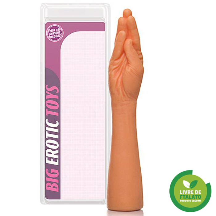 PRÓTESE GIGANTE HAND FIST  / BRAÇO COM O PUNHO  / 40 X 7 CM  Cor:Bege
