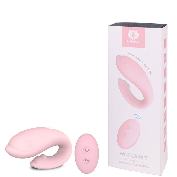 VIBRADOR  PARA CASAL  GOLFINHO -COM CONTROLE - 9 VIBRAÇÕES