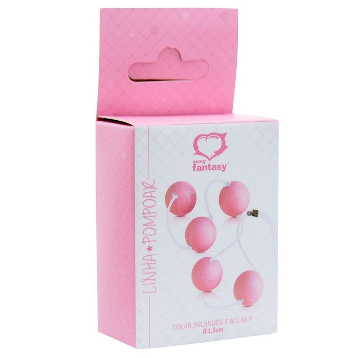 CONJUNTO DE  POMPOAR COM 5 BOLAS P 1,5 CM  - 183 - EX021