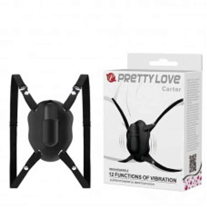 VIBRADOR BUTTERFLY EM SILICONE COM 12 FUNÇÕES  CARTER- PRETTY LOVE RECARREÁVEL