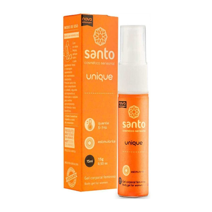 UNIQUE EXCITANTE FEMININO 5 EM 1 -  VEGANO  15 G SANTO