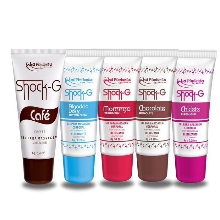 Shock-G Gel Eletrizante Beijável 8g | La Pimenta