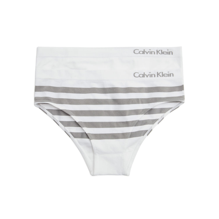 Kit com 2 Calcinhas Infantil Boneca Sem Costura | Calvin Klein