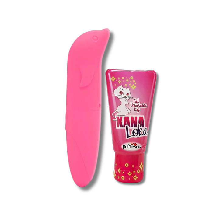 Kit Gel Excitante – Xana Loka + Golfinho – Hot Flowers