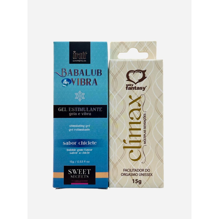 Babalub Gel Excitante com sabor Efeito Frio + Climax  – Intt –