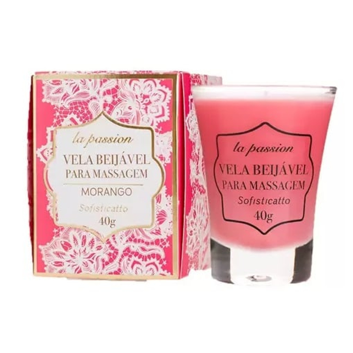 Vela de Massagem Sensual Aromática Beijável