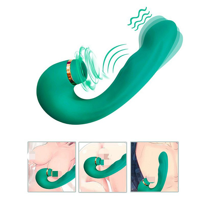 VIBRADOR DO PONTO G E CLITÓRIS COM MOVIMENTO DEDILHAR 10 VIBRAÇÕES, 7 PULSAÇÕES / RECARREGÁVEL