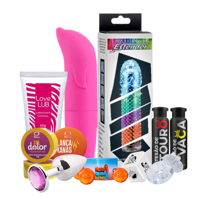 Kit Orgasmo completo com 11 Itens – Stoys