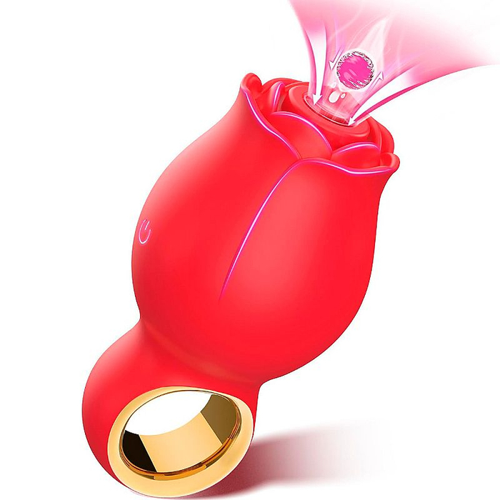 Rosa Estimuladora de Clitóris com Pulsação Gala
