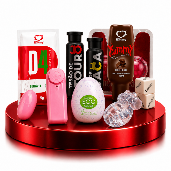 Kit Sensual para inciantes com 8 itens.