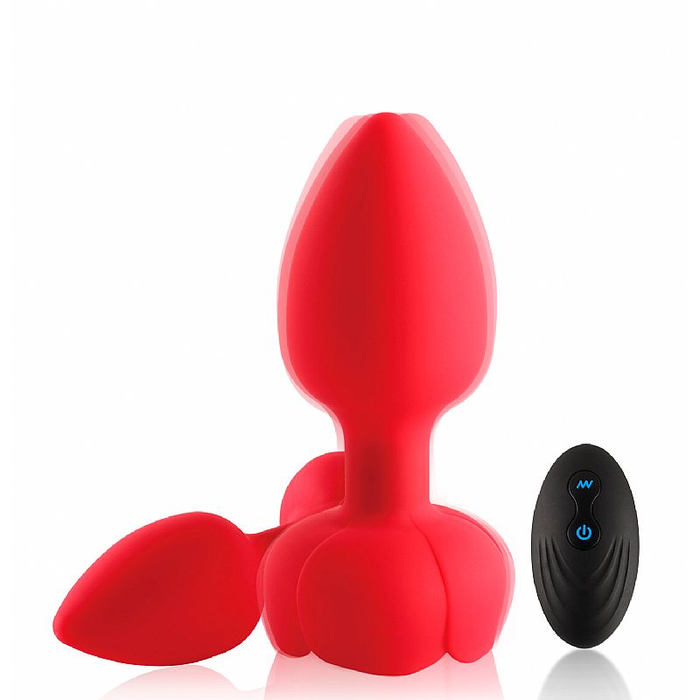 Plug Anal Rosa em Silicone com Vibro e Controle Remoto | Stoys - Vibração + controle remoto para estimulação dupla