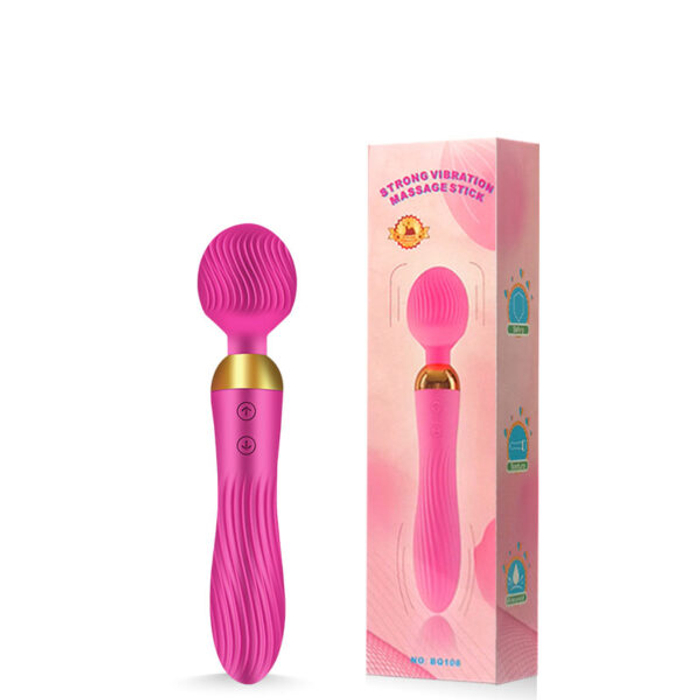 Massageador Recarregável com 2 Pontos de Vibração com 18 Modos de Vibração – STRONG VIBRATION – AV-015