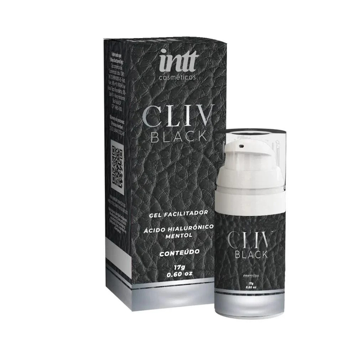 Cliv Intt Black gel facilitador com ácido hialurônico e efeito gelado-IN0629