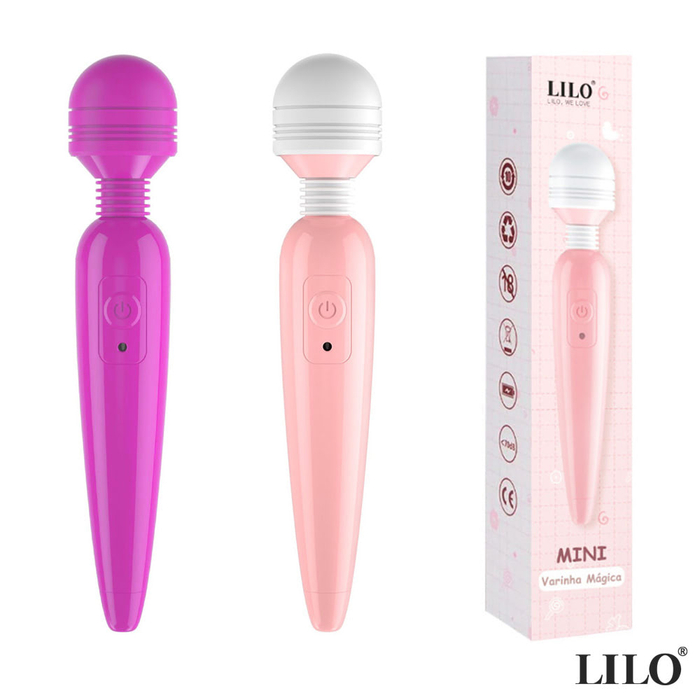 Massageador Corporal Recarregável com 10 modos de vibração-AV002P