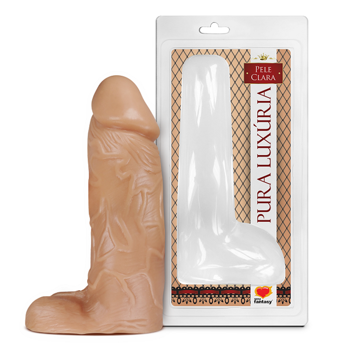 Penis Realistico Com Escroto Macico 23,2x7,3cm-PA022