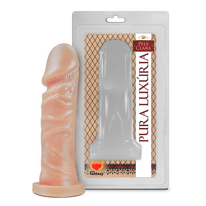 Penis Realistico Sem Escroto Macico 15,3x4cm-PA008