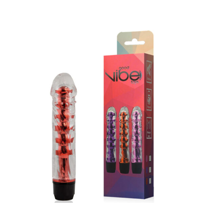 Vibrador Personal Com Capa Translúcida Multivelocidade-PS-011/PE011B