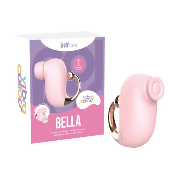 Vibrador de Ondas de Pressão com Tapping e Controle por App Bella intt-4392