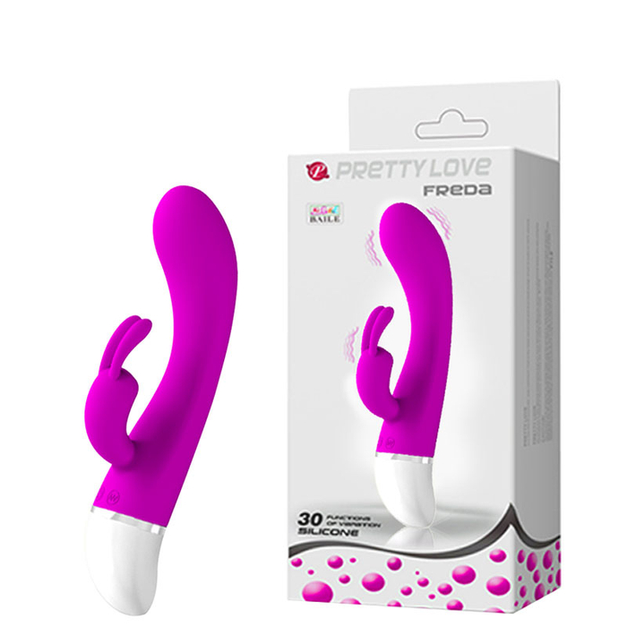 Vibrador Ponto G com Estimulador Clitoriano e 30 Modos de Vibração – BI-014386