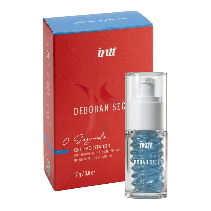 O segredo by Deborah Secco gel facilitador com aroma de frutas vermelhas 17g-IN0781.