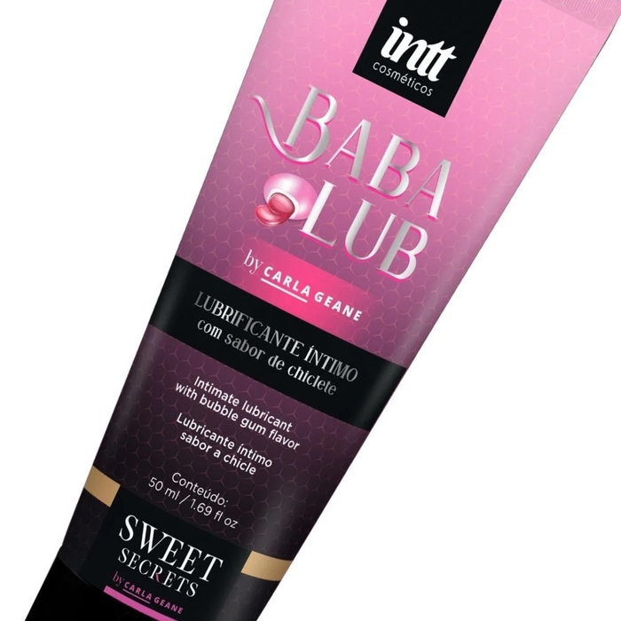 Lubrificante Babalub Gel Deslizante  com Aroma de Chiclete by Carla Geane 50g-IN0587