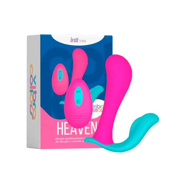 Vibrador Duplo com Controle Remoto Sem Fio - 10 Vibrações e Estímulo Simultâneo-IM0425