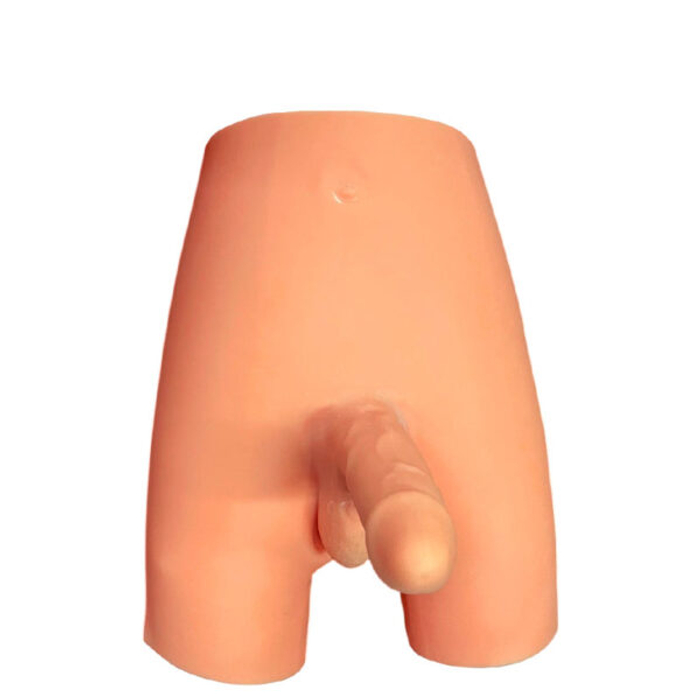 Cinta Peniana Estilo Short com Pênis Realístico com Escroto, Veias Salientes e Glande – Dildo Underwear – CP-040