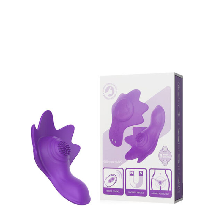 Vibrador e Estimulador Recarregável com Imã para Prender na Lingerie com App  – EC-028