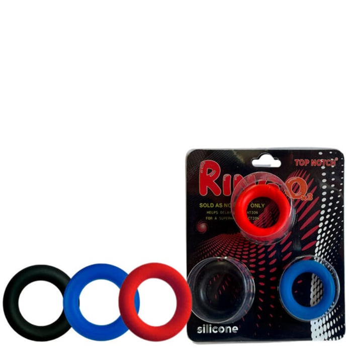 Kit com 3 Anéis Penianos – RING Ox3 –Kit com 3 Anéis Penianos – RING Ox3 – CR-071 CR-071