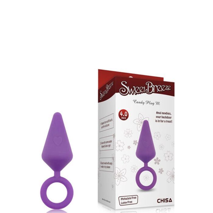 Plug Anal com Alça para Encaixe dos Dedos – CANDY PLUG M CHISA – AP-133