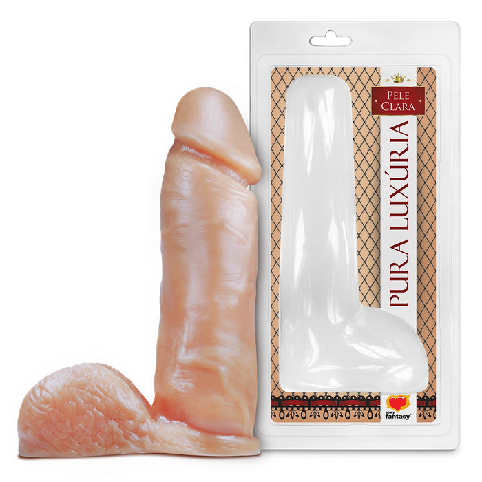 PROTESE 20,5 X 4,7CM PELE C/ESCROTO SEX