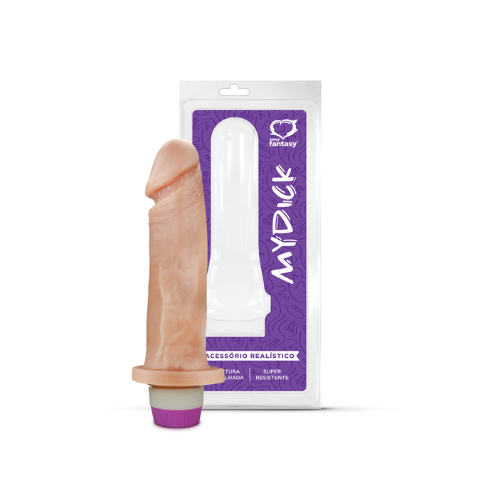 PROTESE Pênis Realístico Com Vibro - 18cm X 4,5cm Referência: PC014