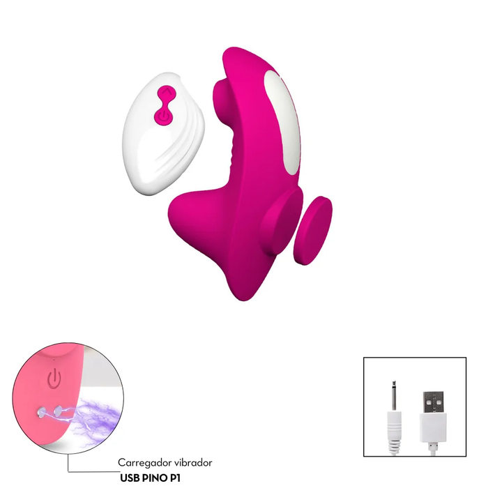 VIBRADOR CALCINHA MLVS2834 C/CONTROLE  VIBRO