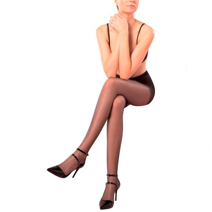 MEIA CALÇA fina transparente com Lycra fio 15 lupo 5680 01
