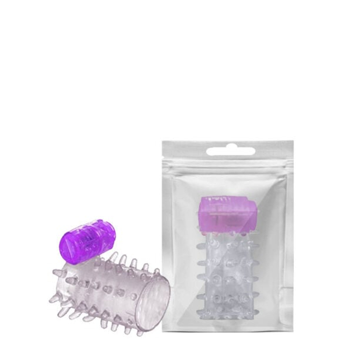 MEIA CAPA PENIANA COM CAPSULA VIBRATORIA E SERDAS Produto: 8x2x2 cm Diâmetro: 2 cm Utiliza:  2 baterias