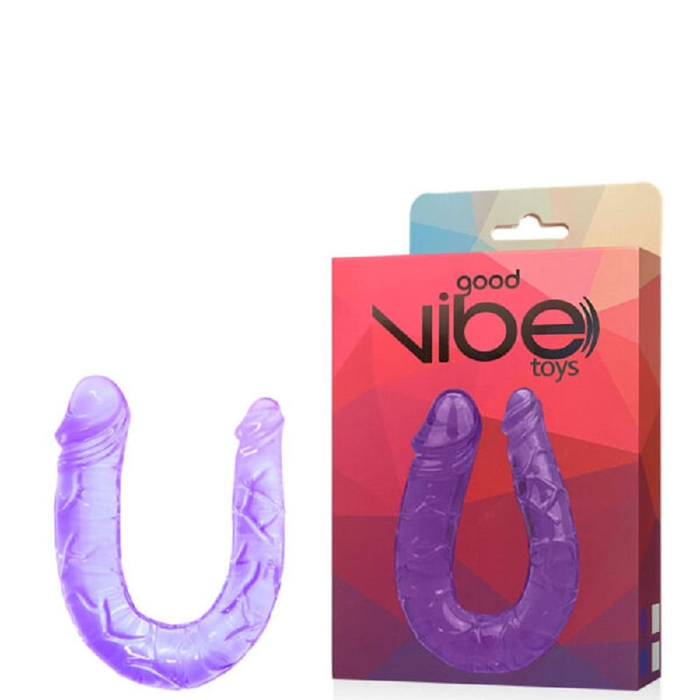 PROTESE Penetrador com Ponta Dupla, Veias Salientes e Glande – GOOD VIBE TOYS