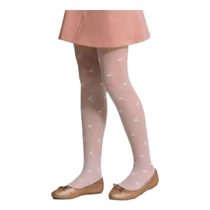 MEIA CALÇA 9590 INFANTIL FINA FIO 20 TRABALHADA