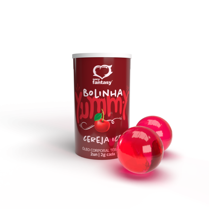 CÁPSULA BEIJÁVEL - YUMMY CEREJA ICE COM 2 UN - 2G