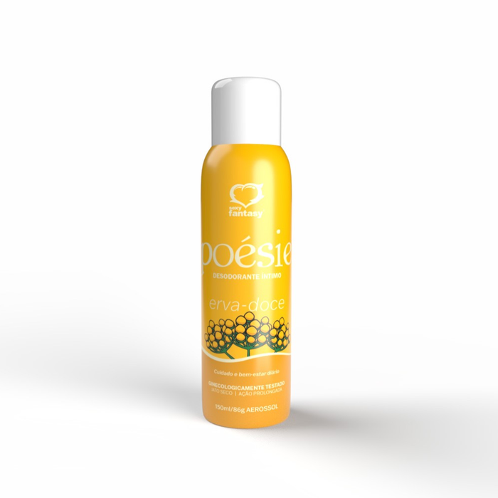 DESODORANTE ÍNTIMO AEROSSOL - POÉSIE ERVA DOCE - 150ML