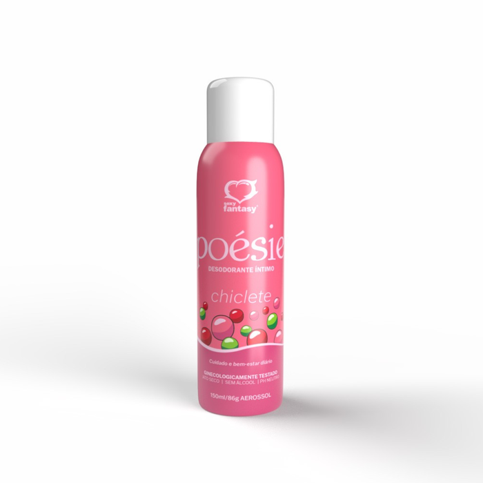 DESODORANTE ÍNTIMO AEROSSOL - POÉSIE CHICLETE - 150ML