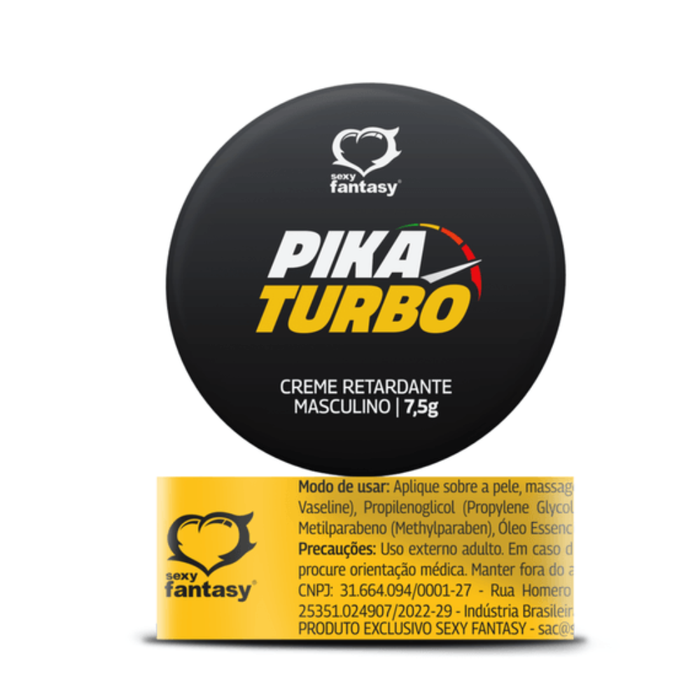 POMADA RETARDANTE MASCULINO - PIKA TURBO - 7,5G