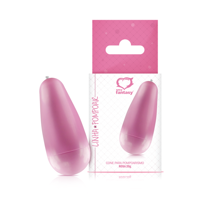LINHA POMPOAR - CONE VAGINAL ROSA - 20G